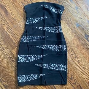 Black and white dress